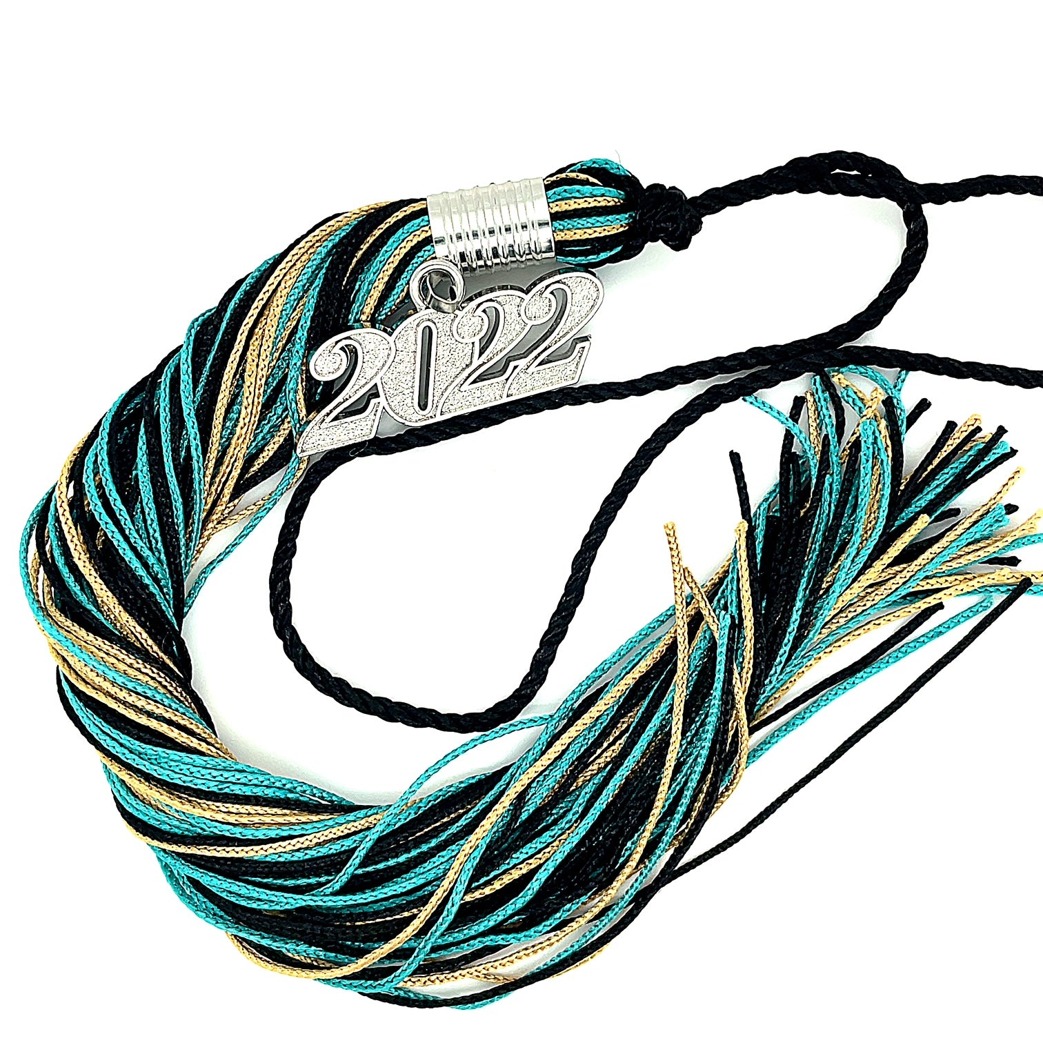 Souvenir Tassel Black, Old Gold and Teal SoCal Recognition Graduate