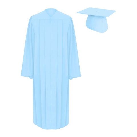 University graduation blue cap and gown Cut Out Stock Images & Pictures -  Alamy