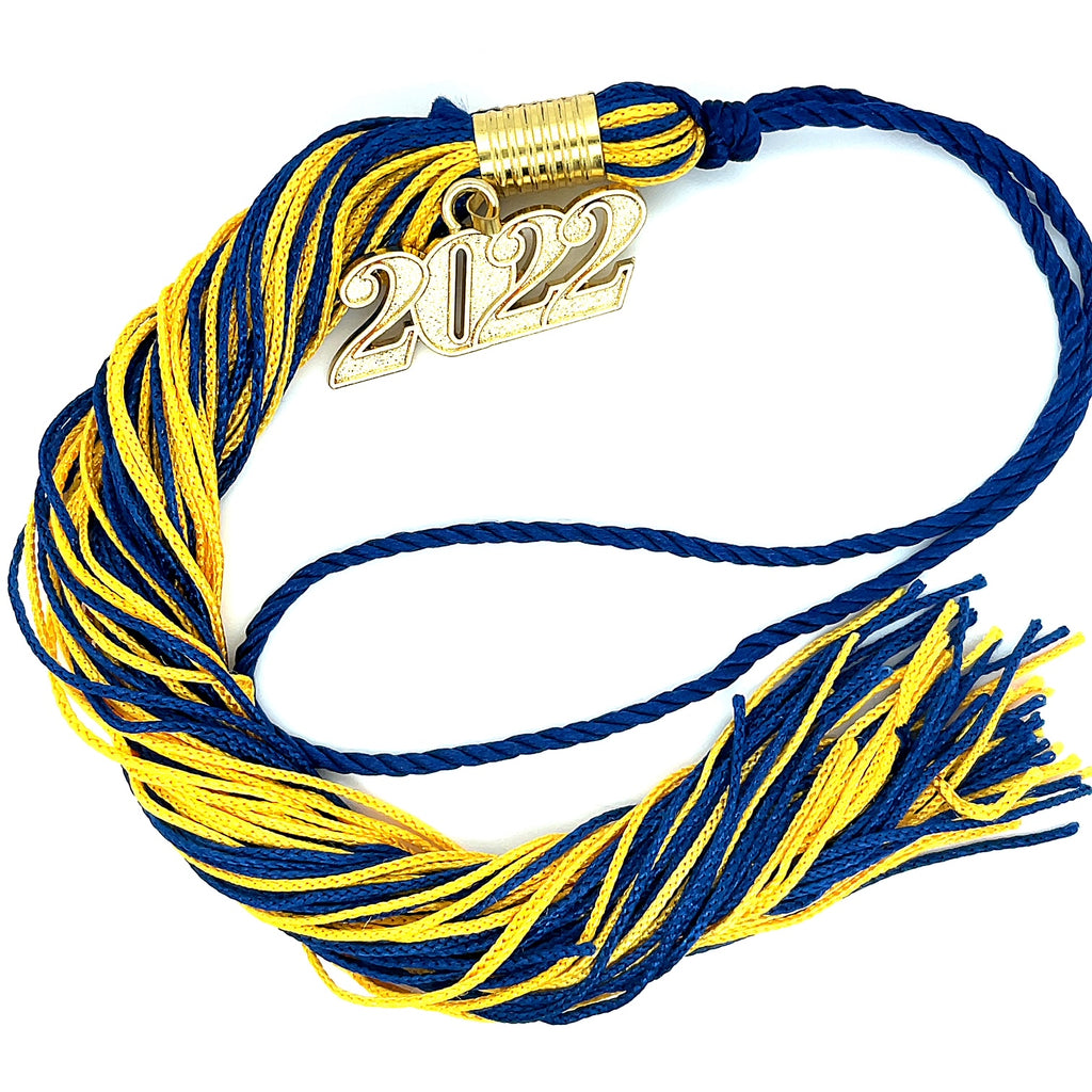 Souvenir Tassel - Navy Blue and Tiffany Gold